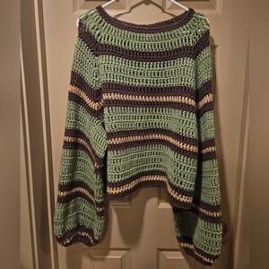Handcrocheted sweater